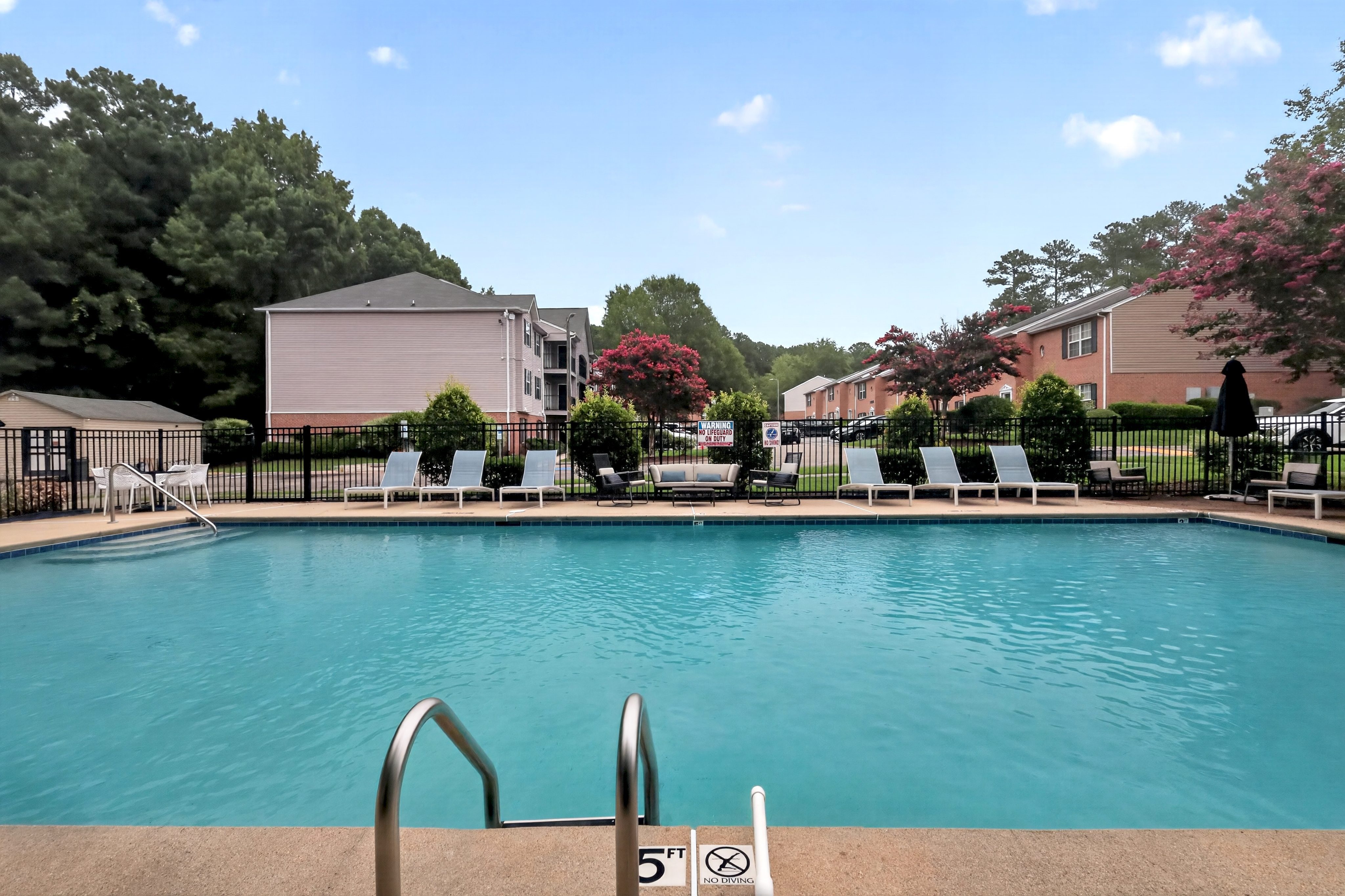 Outdoor pool at Greens of Pine Glen in Durham NC